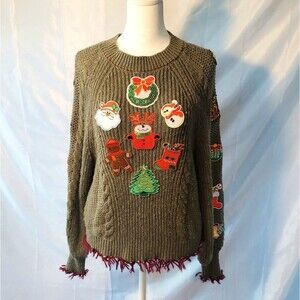 Vintage American Eagle Ugly Christmas Sweater M
